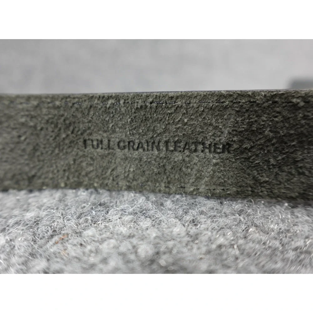 SlideBelts Ratchet Belt Mens 41 Green Good Full Grain Leather Sliding Buckle‎
